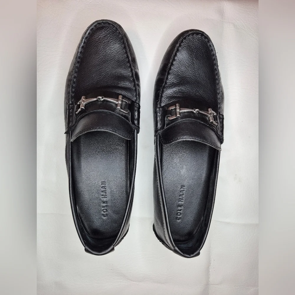 Cole Haan Black Leather Men's Loafers